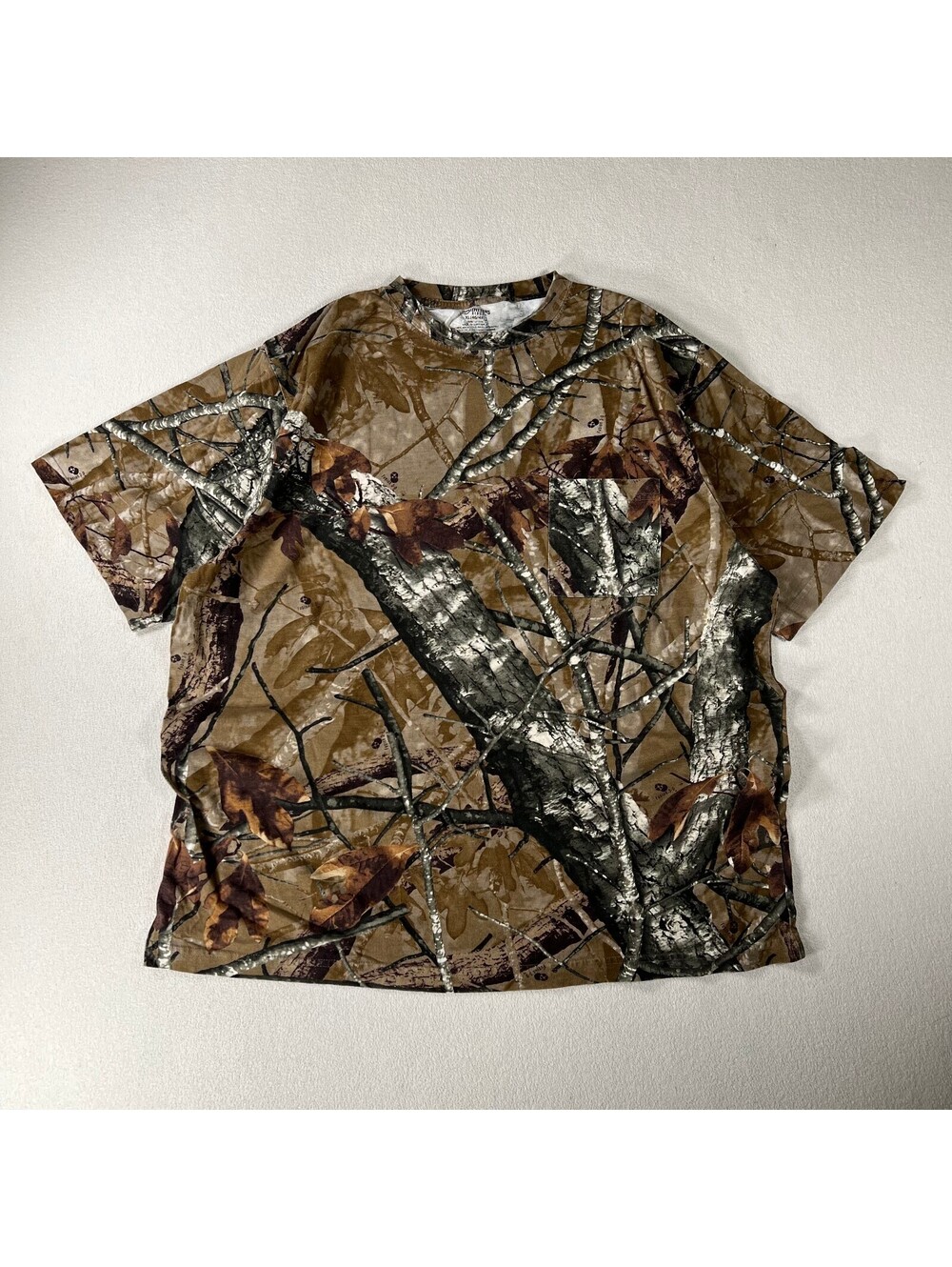 Y2K Outfitters Ridge XL Camouflage T-Shirt with Chest Pocket